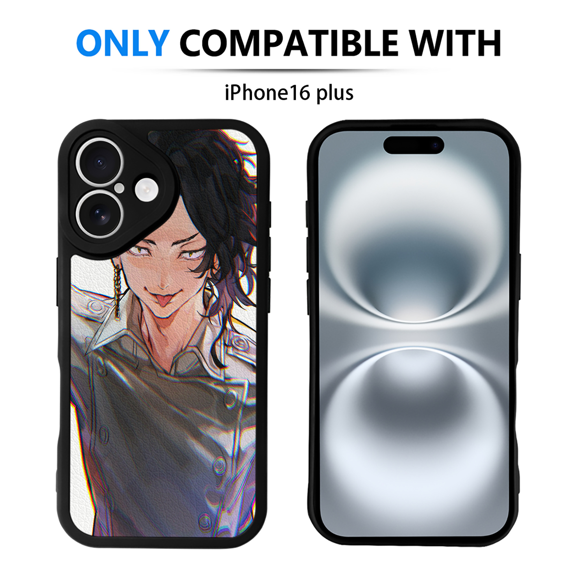 （画像用） 東京リベンジャーズ Tokyo Revengers 【iPhone 16シリーズ対応】シリコンスマホケース（レザー調） 材質：シリコン